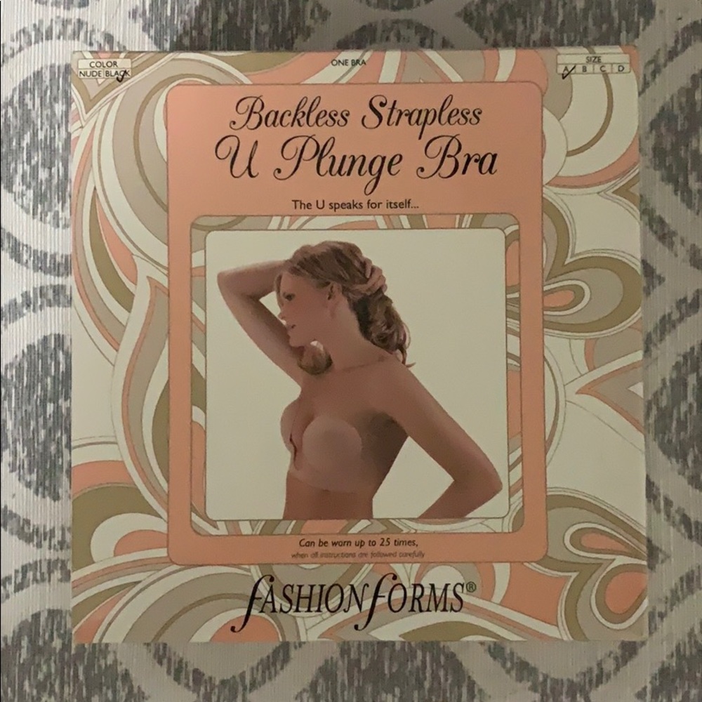 Backless Strapless U Plunge Bra